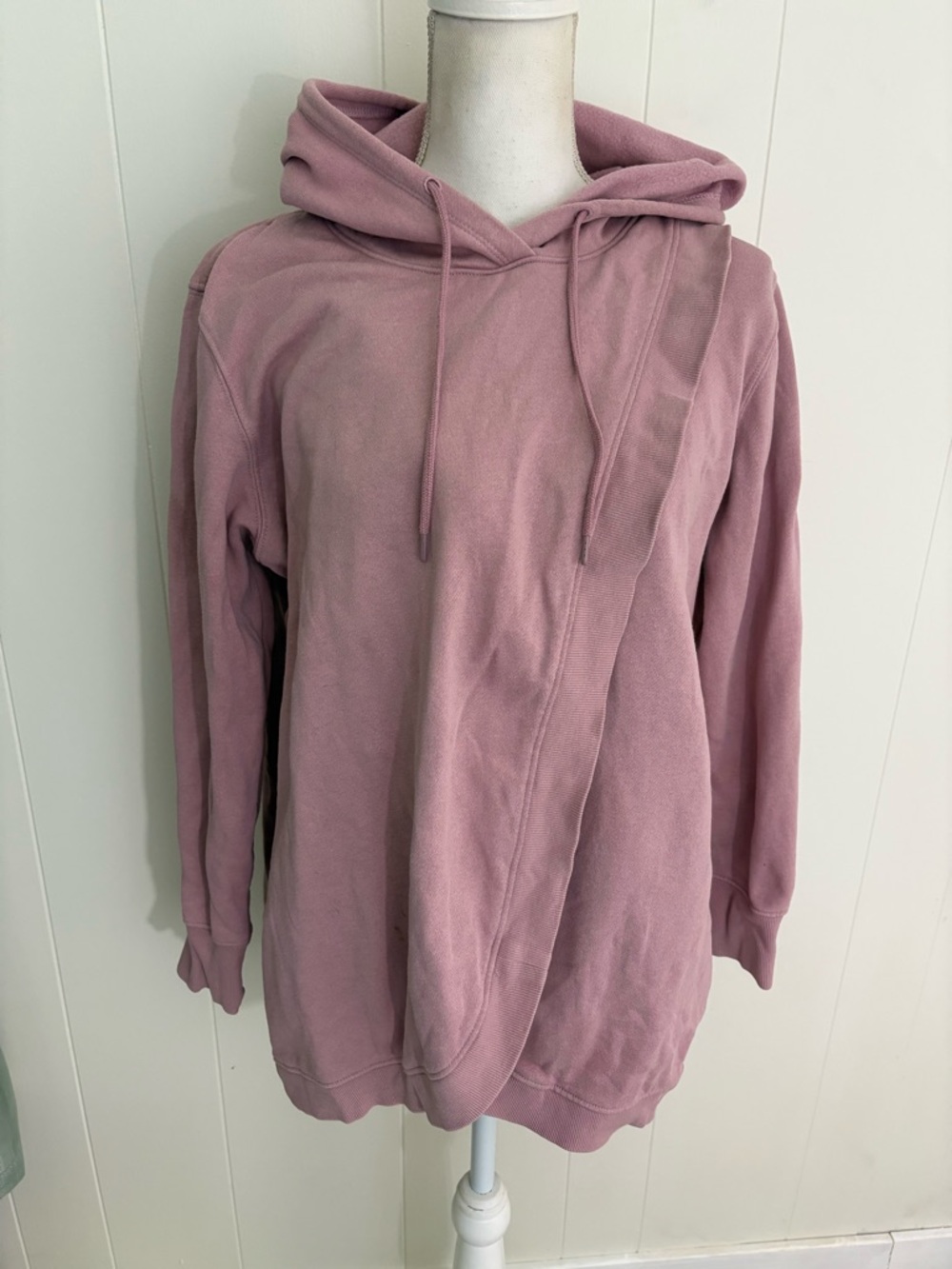 Old Navy Maternity Nursing Dusty Rose Hooded Pullover Sweatshirt